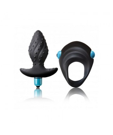 Ibex Kit Anillo vibrador y Plug Anal - 1