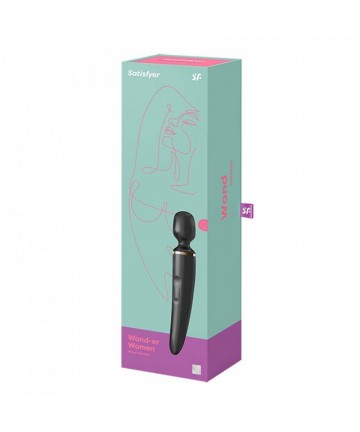 Masajeador femenino Satisfyer Wand-er Woman Negro - 8