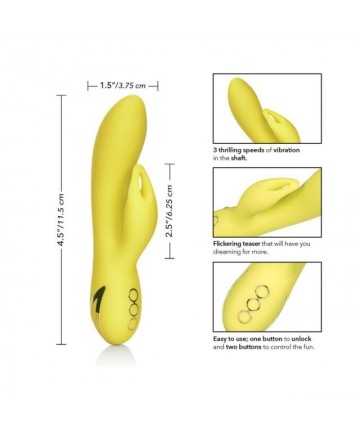 Venice Vixen conejito vibrador amarillo - 6