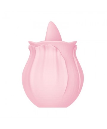 Vibrador Rosa con lengua vibradora Unihörn Pinkrose - 1