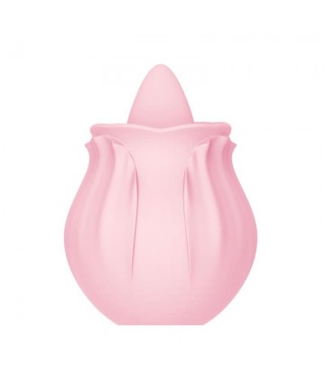 Vibrador Rosa con lengua vibradora Unihörn Pinkrose - 3