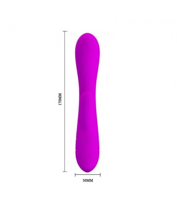 Vibrador Victor Púrpura Recargable - 3