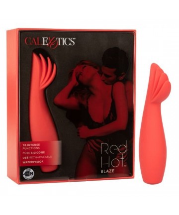 Vibrador estimulador de silicona Red Hot Blaze - 4