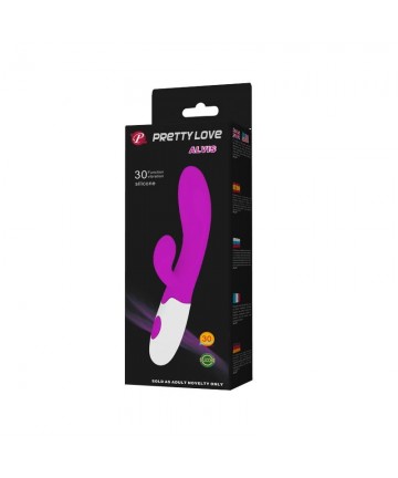 Alvis Conejito Vibrador de silicona satinada - 5