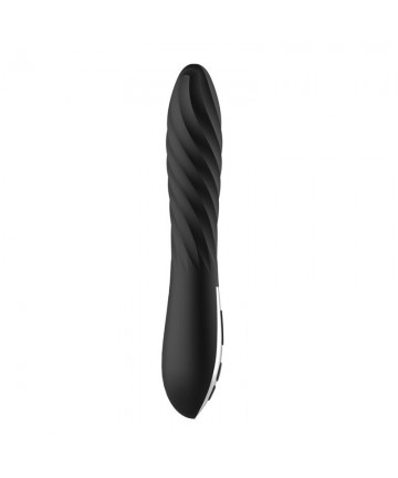 Vibrador Colt Espiral Silicona Negro - 1