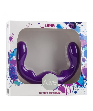 Dildo Doble Luna de silicona flexible - 2