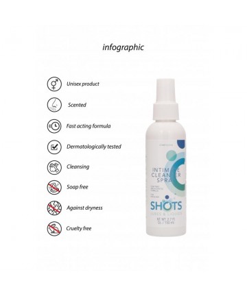 Spray Higiene Íntima Shot Lubes&Liquids - 2