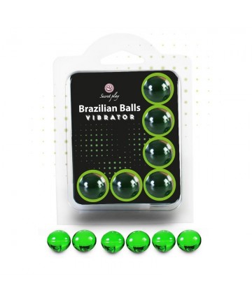 Set 6 Brazilian Balls Vibration De Secret Play - 1